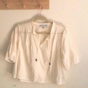Madewell x warm collaboration womens blouse size M